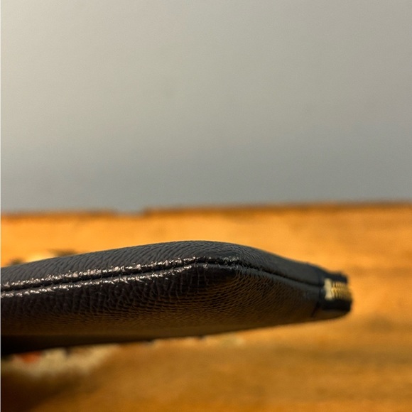 Coach Small Corner Zip Wristlet  (4 x 6) - Dark Navy Blue ~ F58032 - Picture 5 of 7